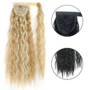 Aplique Rabo de Cavalo Cabelo Orgânico Cacheado