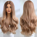 Peruca Feminina Lace Longa Ondulada Loira