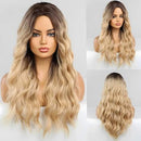 Peruca Feminina Lace Longa Ondulada Loira