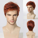 Peruca Masculina Lace Cabelo Natural Curto e Liso