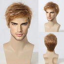 Peruca Masculina Lace Cabelo Natural Curto e Liso