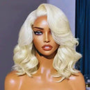 Peruca Lace Front Ondulada Cabelo Natural Curto