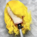 Peruca Lace Front Ondulada Cabelo Natural Curto