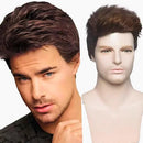 Peruca Masculina Lace Cabelo Natural Curto e Liso