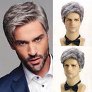 Peruca Masculina Lace Cabelo Natural Curto e Liso