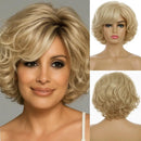 Peruca Feminina Curta Ondulada Lace Premium Cabelo Natural