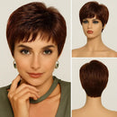 Peruca Feminina Curta Ondulada Lace Premium Cabelo Natural