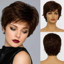 Peruca Feminina Curta Ondulada Lace Premium Cabelo Natural