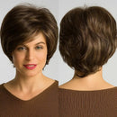 Peruca Feminina Curta Ondulada Lace Premium Cabelo Natural