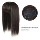 Topo de Cabelo Liso com Franja