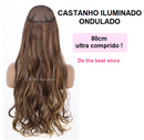 Magical Hair Extensor 80cm Liso e Ondulado