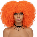 Peruca Black Power Curta Cacheada Volumosa Feminina