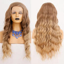 Peruca Lace Ondulada Longa Repartição Livre Natural