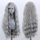 Peruca Lace Ondulada Longa Repartição Livre Natural