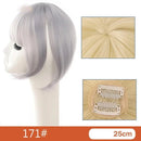 Lace Topo de Cabelo Invisível Liso com Franja