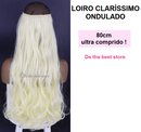 Magical Hair Extensor 80cm Liso e Ondulado
