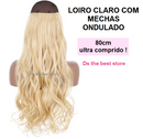 Magical Hair Extensor 80cm Liso e Ondulado