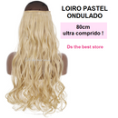 Magical Hair Extensor 80cm Liso e Ondulado