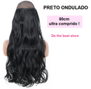 Magical Hair Extensor 80cm Liso e Ondulado