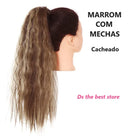 Magical Hair Extensor Rabo Modelo Cacheado 58cm SEM PIRANHA