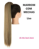 Magical Hair Extensor Rabo de Cavalo Liso 55 e 80cm SEM PIRANHA