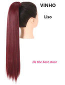 Magical Hair Extensor Rabo de Cavalo Liso 55 e 80cm SEM PIRANHA