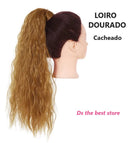 Magical Hair Extensor Rabo Modelo Cacheado 58cm SEM PIRANHA