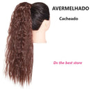 Magical Hair Extensor Rabo Modelo Cacheado 58cm SEM PIRANHA