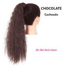 Magical Hair Extensor Rabo Modelo Cacheado 58cm SEM PIRANHA