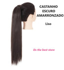 Magical Hair Extensor Rabo de Cavalo Liso 55 e 80cm SEM PIRANHA
