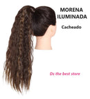 Magical Hair Extensor Rabo Modelo Cacheado 58cm SEM PIRANHA