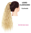 Magical Hair Extensor Rabo Modelo Cacheado 58cm SEM PIRANHA