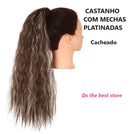 Magical Hair Extensor Rabo Modelo Cacheado 58cm SEM PIRANHA