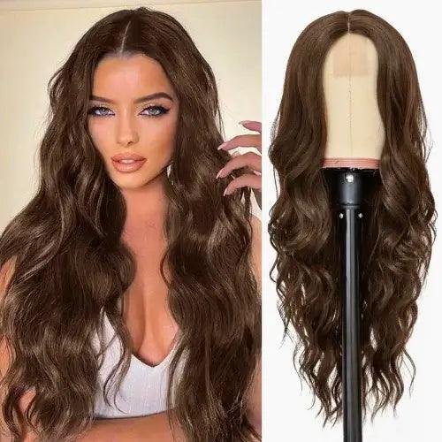 Peruca Cabelo Natural Longo em V