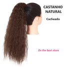 Magical Hair Extensor Rabo Modelo Cacheado 58cm SEM PIRANHA