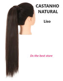 Magical Hair Extensor Rabo de Cavalo Liso 55 e 80cm SEM PIRANHA