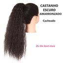 Magical Hair Extensor Rabo Modelo Cacheado 58cm SEM PIRANHA