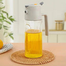 Dispenser De Azeite De Vidro 500ml Com Pulverizador Manual