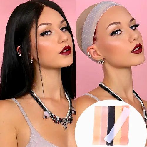 Faixa de Silicone Antideslizante para Peruca