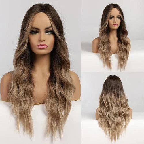 Peruca Cabelo Natural Longo em V