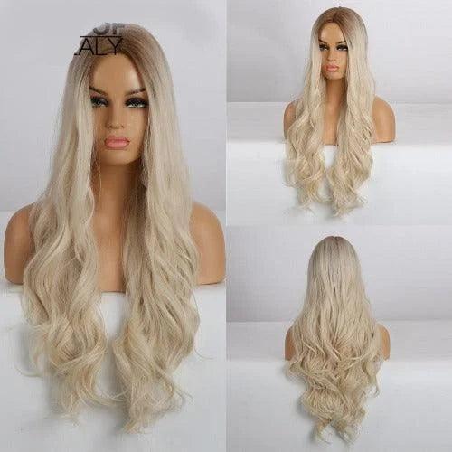 Peruca Cabelo Natural Longo em V