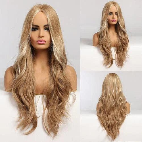Peruca Cabelo Natural Longo em V