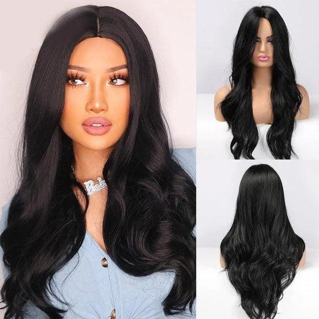 Peruca Cabelo Natural Longo em V