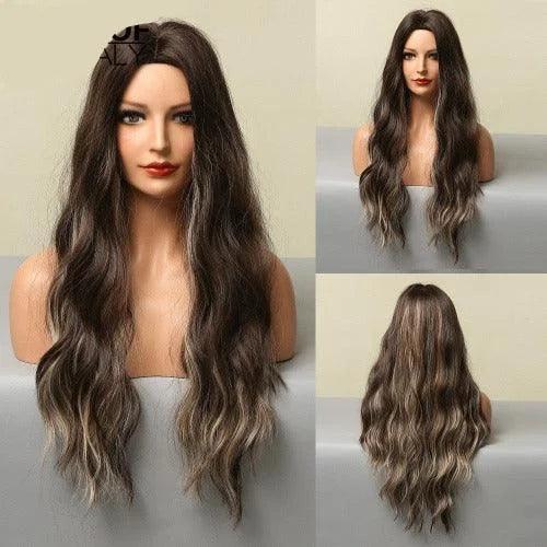 Peruca Cabelo Natural Longo em V