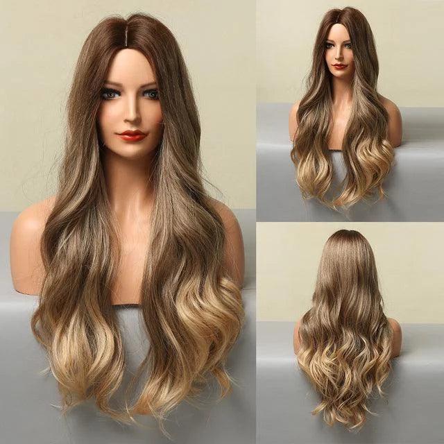 Peruca Cabelo Natural Longo em V