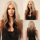 Peruca Feminina Lace Longa Ondulada Loira