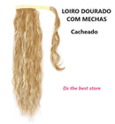 Magical Hair Extensor Rabo Modelo Cacheado 58cm SEM PIRANHA
