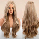 Peruca Feminina Lace Longa Ondulada Loira
