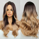 Peruca Feminina Lace Longa Ondulada Loira