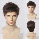 Peruca Masculina Lace Cabelo Natural Curto e Liso